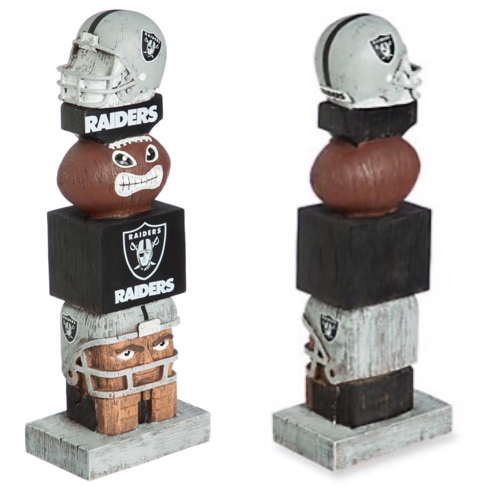 NFL Oakland Raiders tiki Totem 🏈NEW WITH TAGS🏈